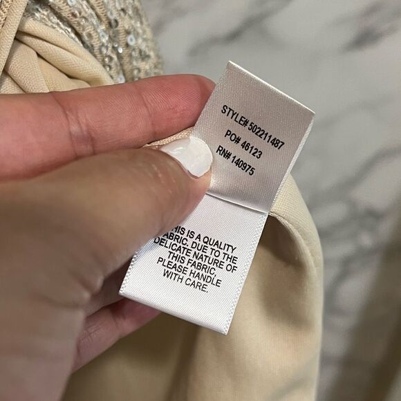 Lulus Weekender Silver Sequin Faux-Wrap
Mini Dress Size S - Picture 10 of 12